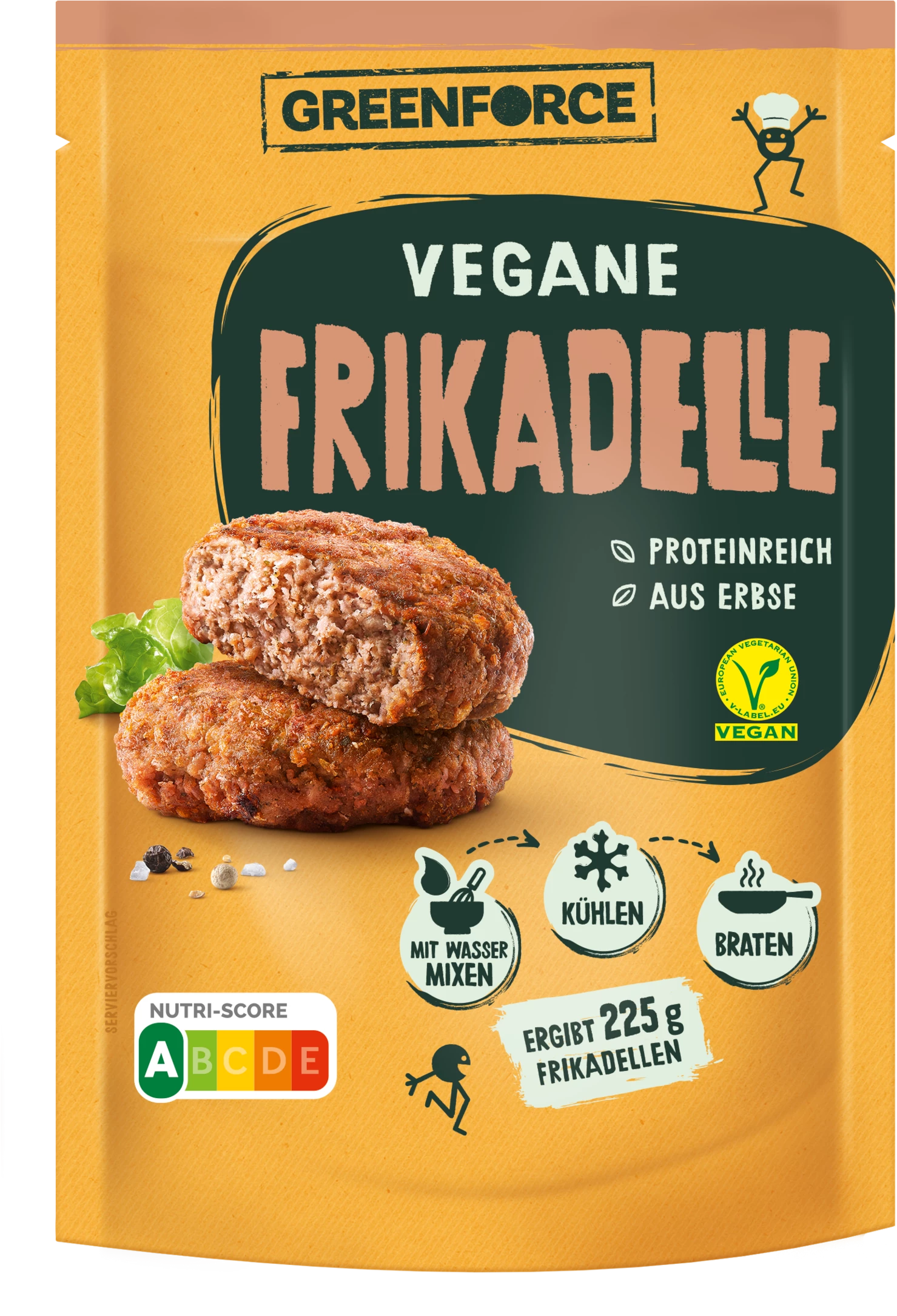 Greenforce Veganer Frikadellen Mix 3 Greenforce Veganer Frikadellen Mix