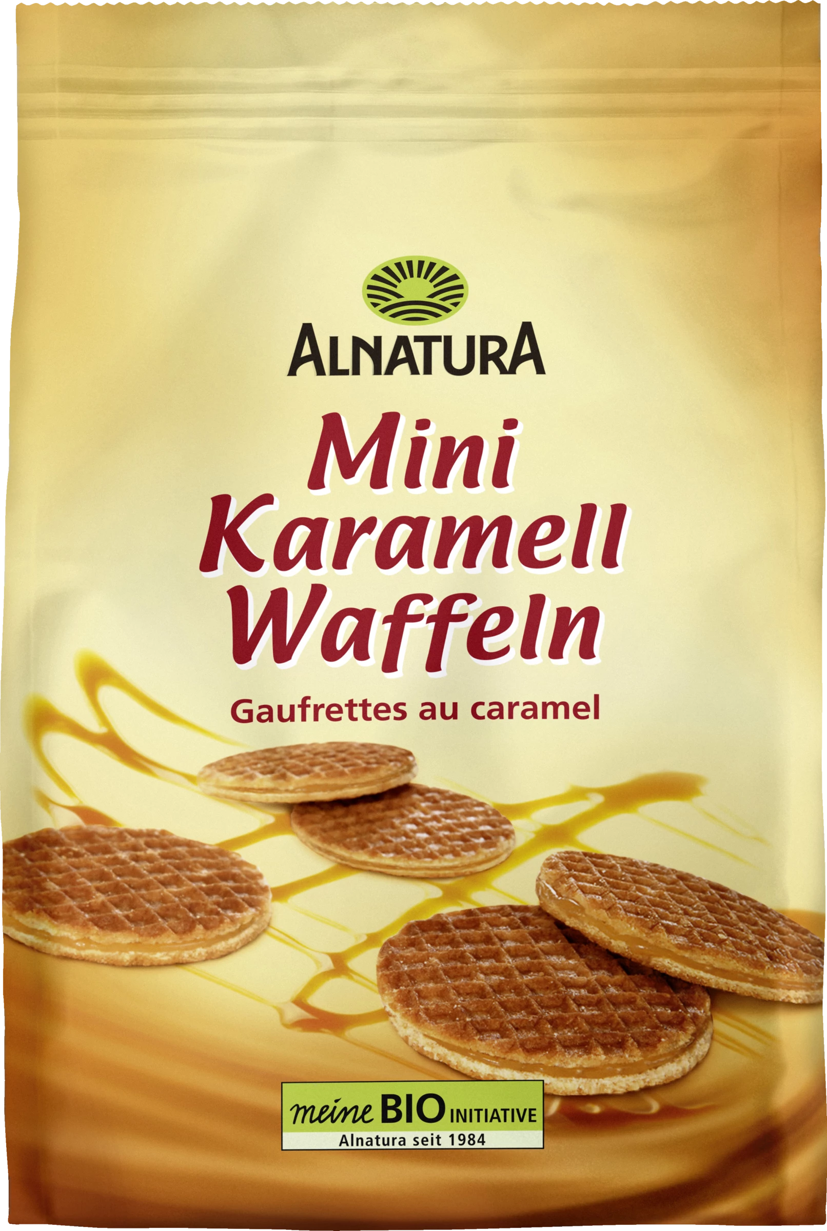 Alnatura Bio Mini Karamellwaffeln 3 Alnatura Bio Mini Karamellwaffeln