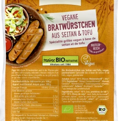 Alnatura Bio Vegane Bratwürstchen Aus Seitan & Tofu