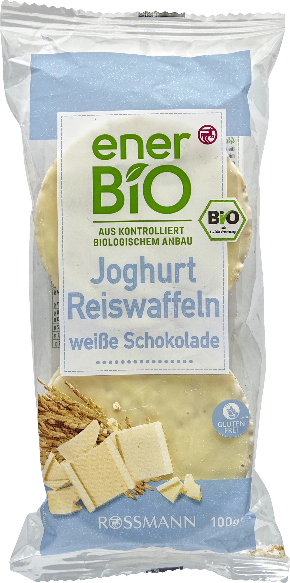 EnerBiO Joghurt Reiswaffeln Weiße Schokolade 3 EnerBiO Joghurt Reiswaffeln Weiße Schokolade