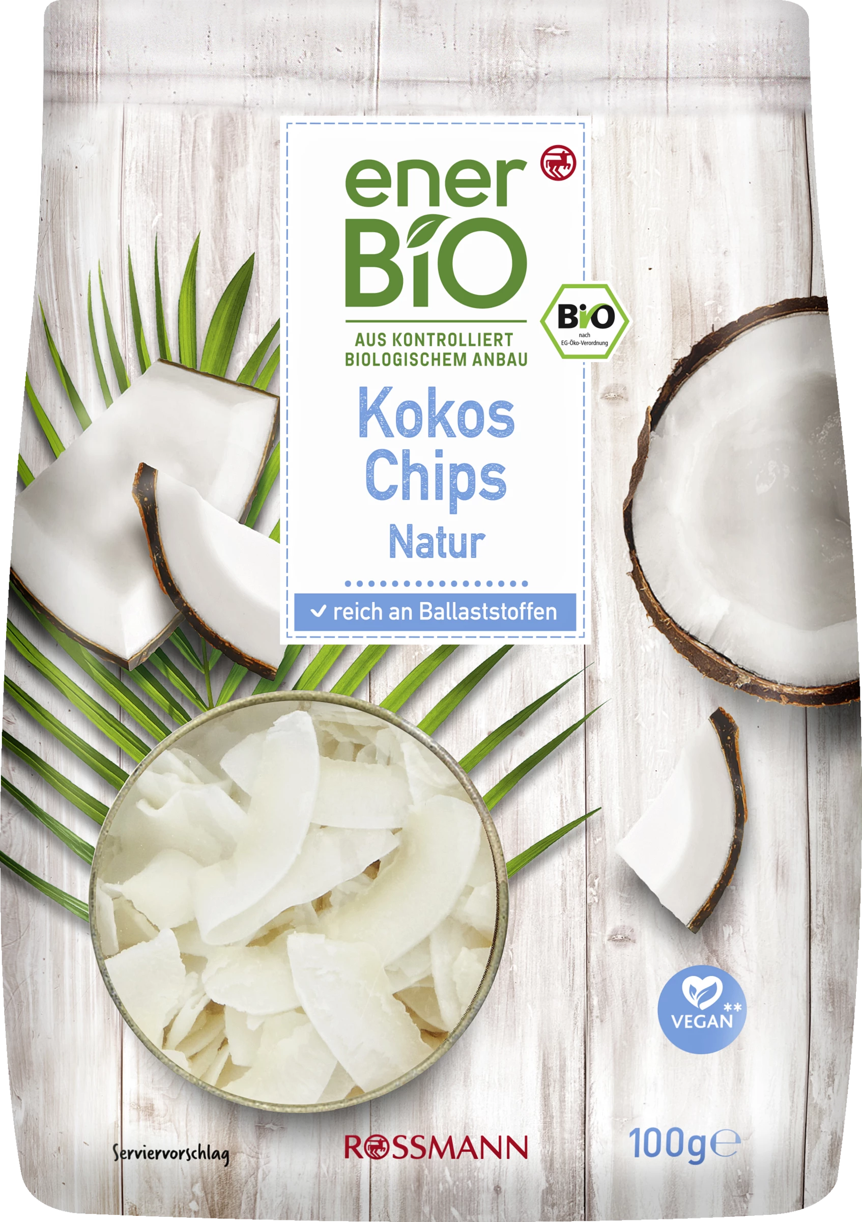EnerBiO Kokos Chips Natur 3 EnerBiO Kokos Chips Natur
