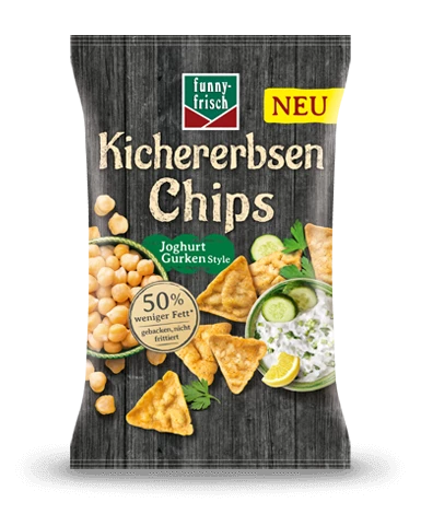 Funny-Frisch Kichererbsen Chips Joghurt Gurken Style 3 Funny-Frisch Kichererbsen Chips Joghurt Gurken Style