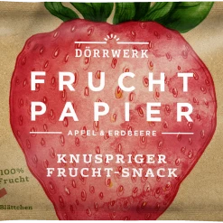 Dörrwerk Fruchtpapier Apfel & Erdbeere