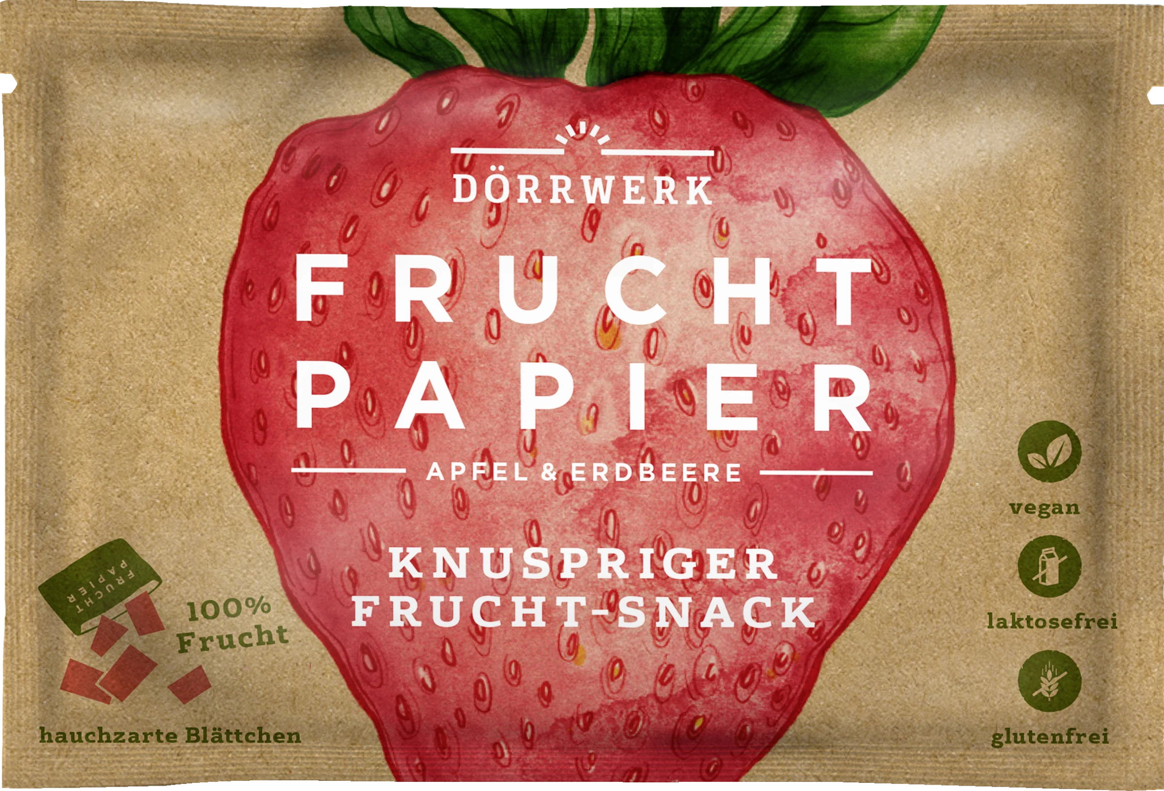 Dörrwerk Fruchtpapier Apfel & Erdbeere 3 Dörrwerk Fruchtpapier Apfel & Erdbeere