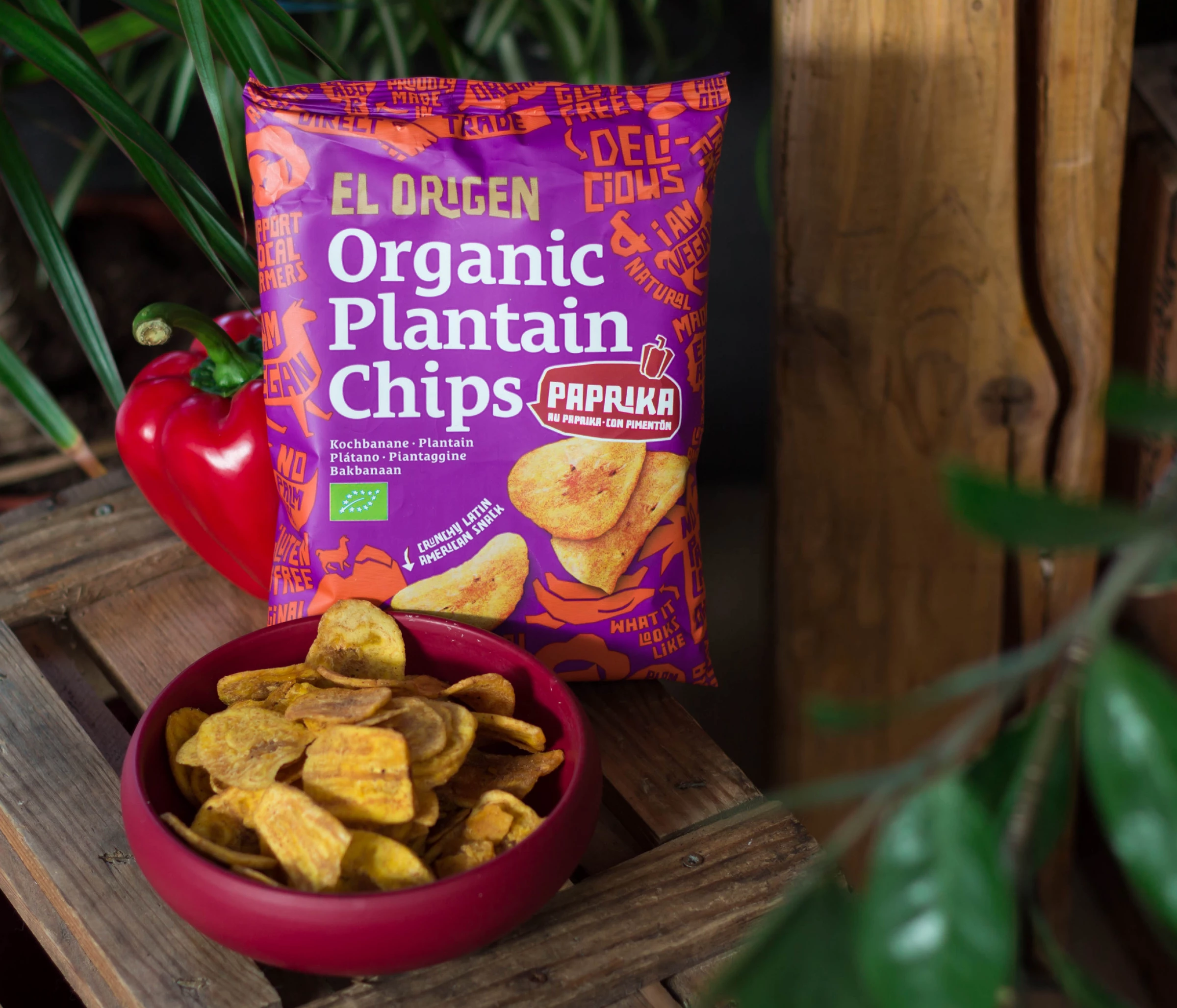 El Origen Bio Kochbananen Chips Mit Paprika 5 El Origen Bio Kochbananen Chips Mit Paprika – Bild 3