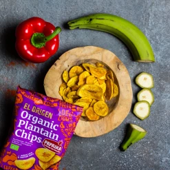 El Origen Bio Kochbananen Chips Mit Paprika 19 El Origen Bio Kochbananen Chips Mit Paprika -Alnatura shop MAM 6353680 SHOP IMAGE 1.6