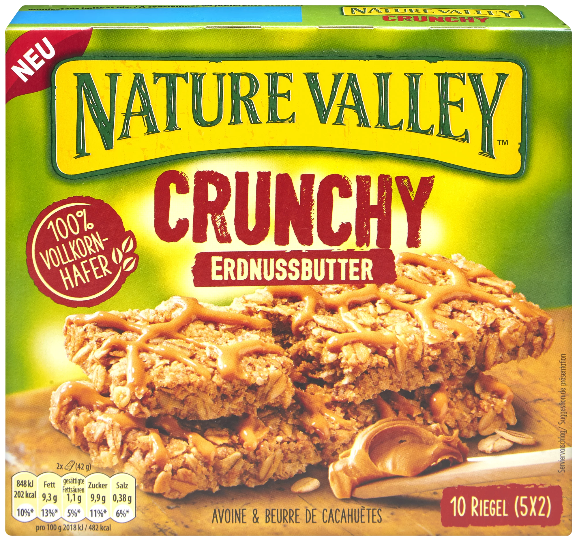 Nature Valley Crunchy Müsliriegel Erdnussbutter 3 Nature Valley Crunchy Müsliriegel Erdnussbutter