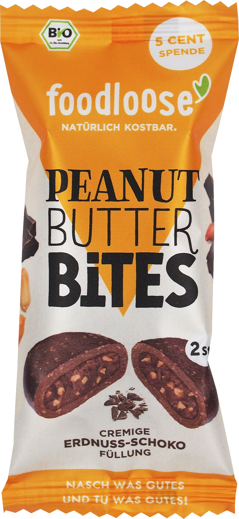 Foodloose Bio Erdnuss-Schoko Peanut Butter Bites 3 Foodloose Bio Erdnuss-Schoko Peanut Butter Bites