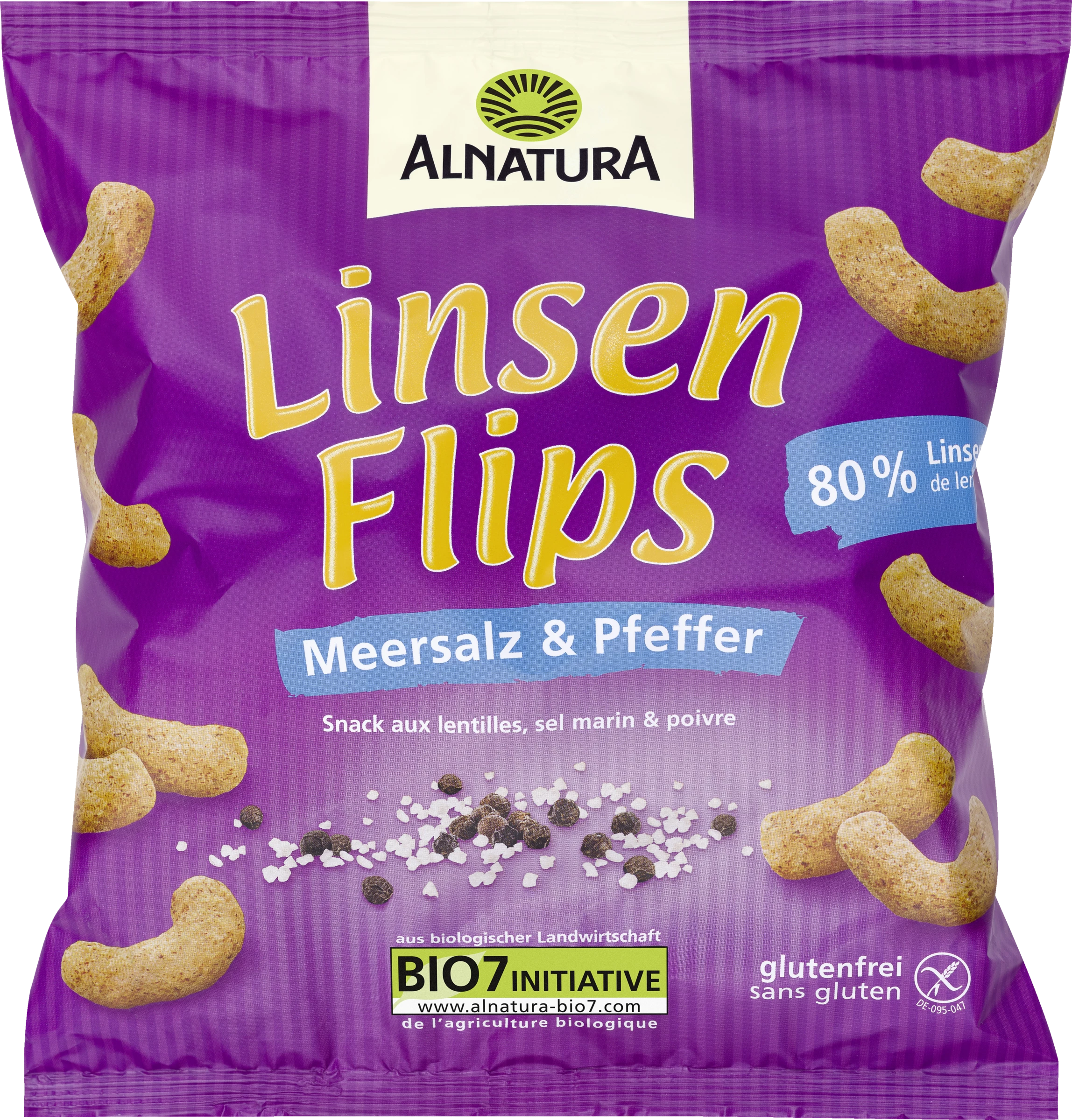 Alnatura Bio Linsen Flips Meersalz & Pfeffer 3 Alnatura Bio Linsen Flips Meersalz & Pfeffer