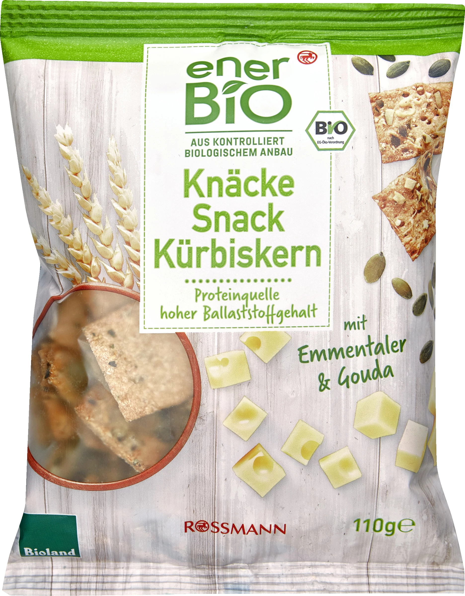 EnerBiO Knäcke Snack Kürbiskern 3 EnerBiO Knäcke Snack Kürbiskern