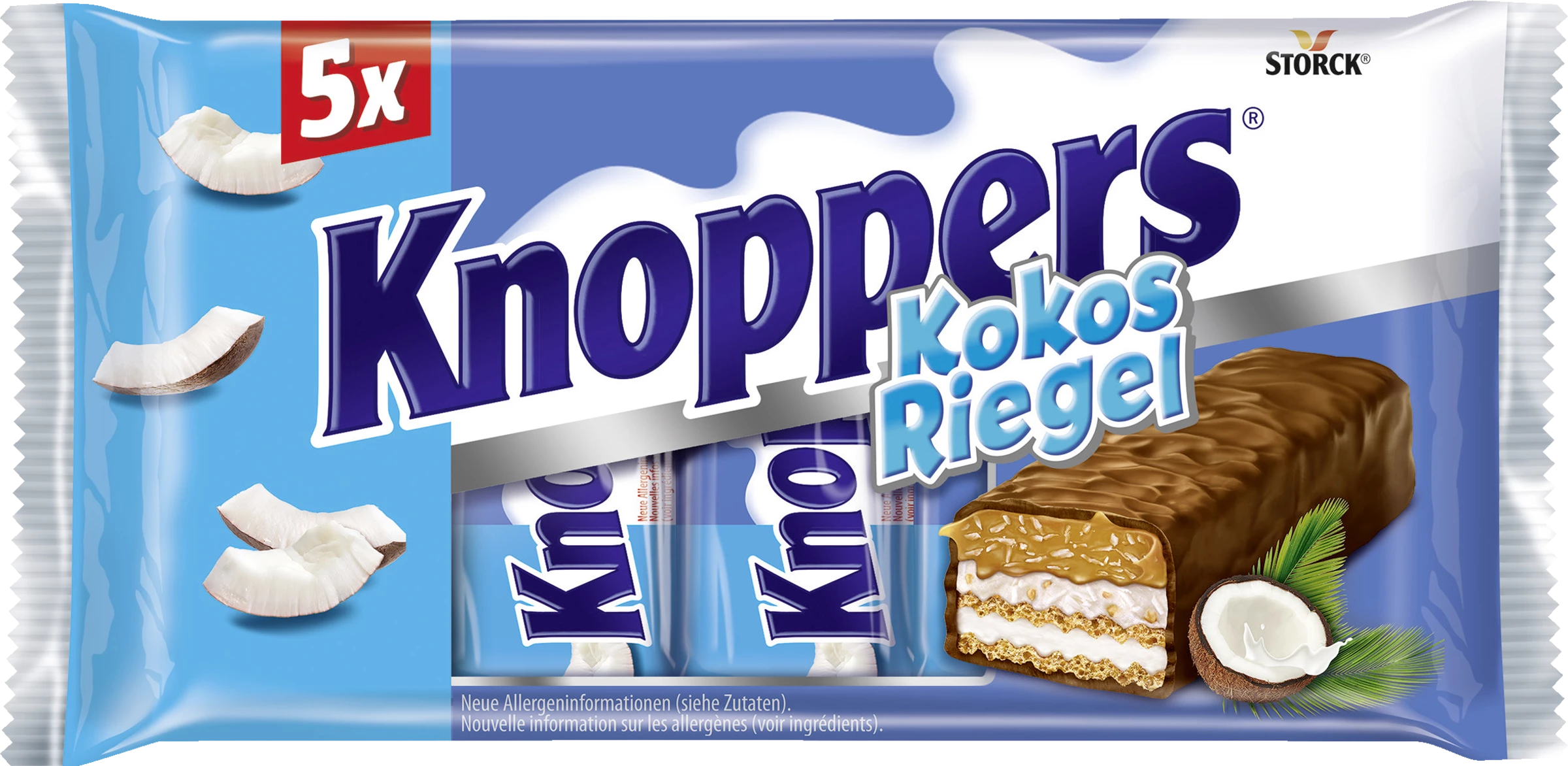 Knoppers KokosRiegel 3 Knoppers KokosRiegel
