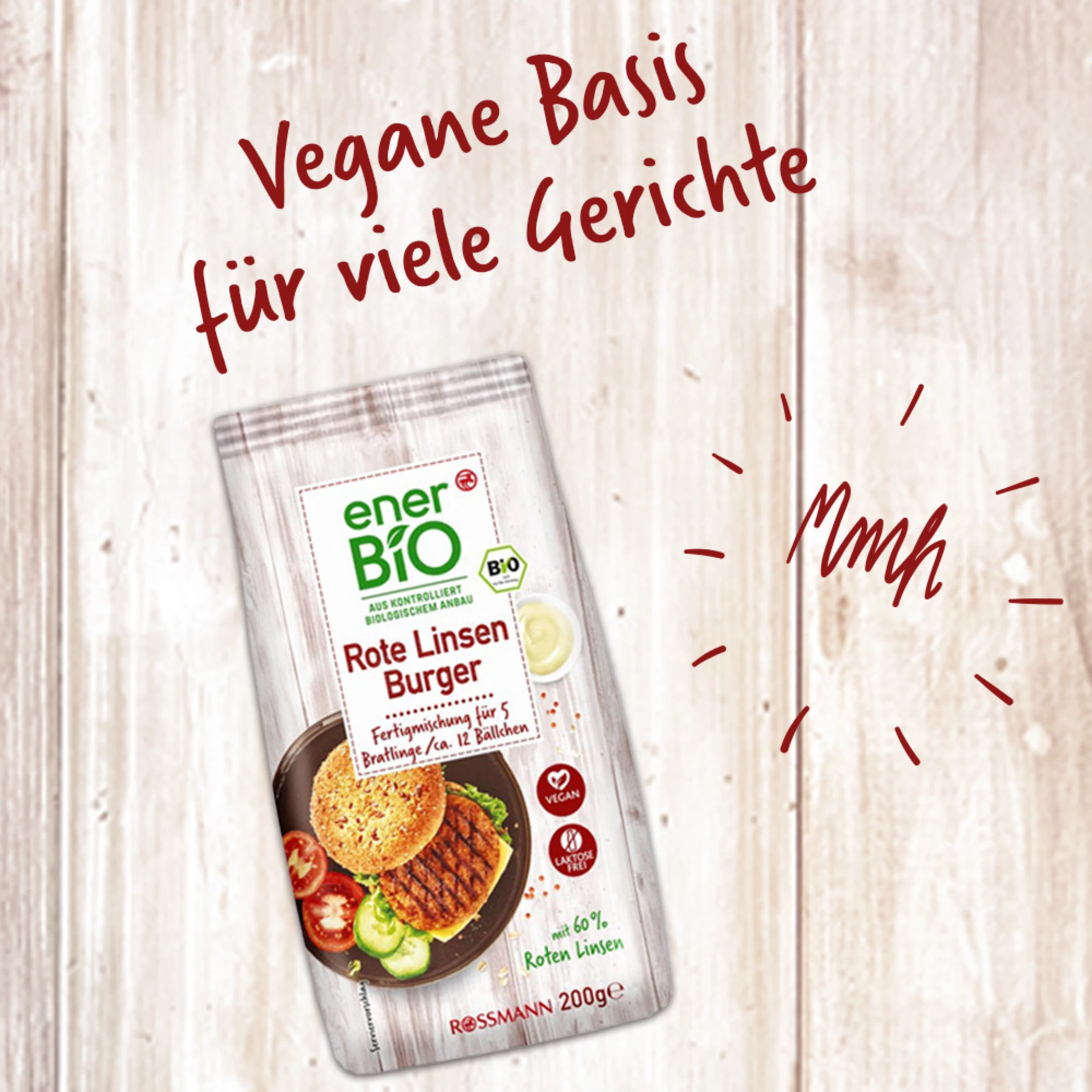 EnerBiO Rote Linsen Burger 6 EnerBiO Rote Linsen Burger - Image 4