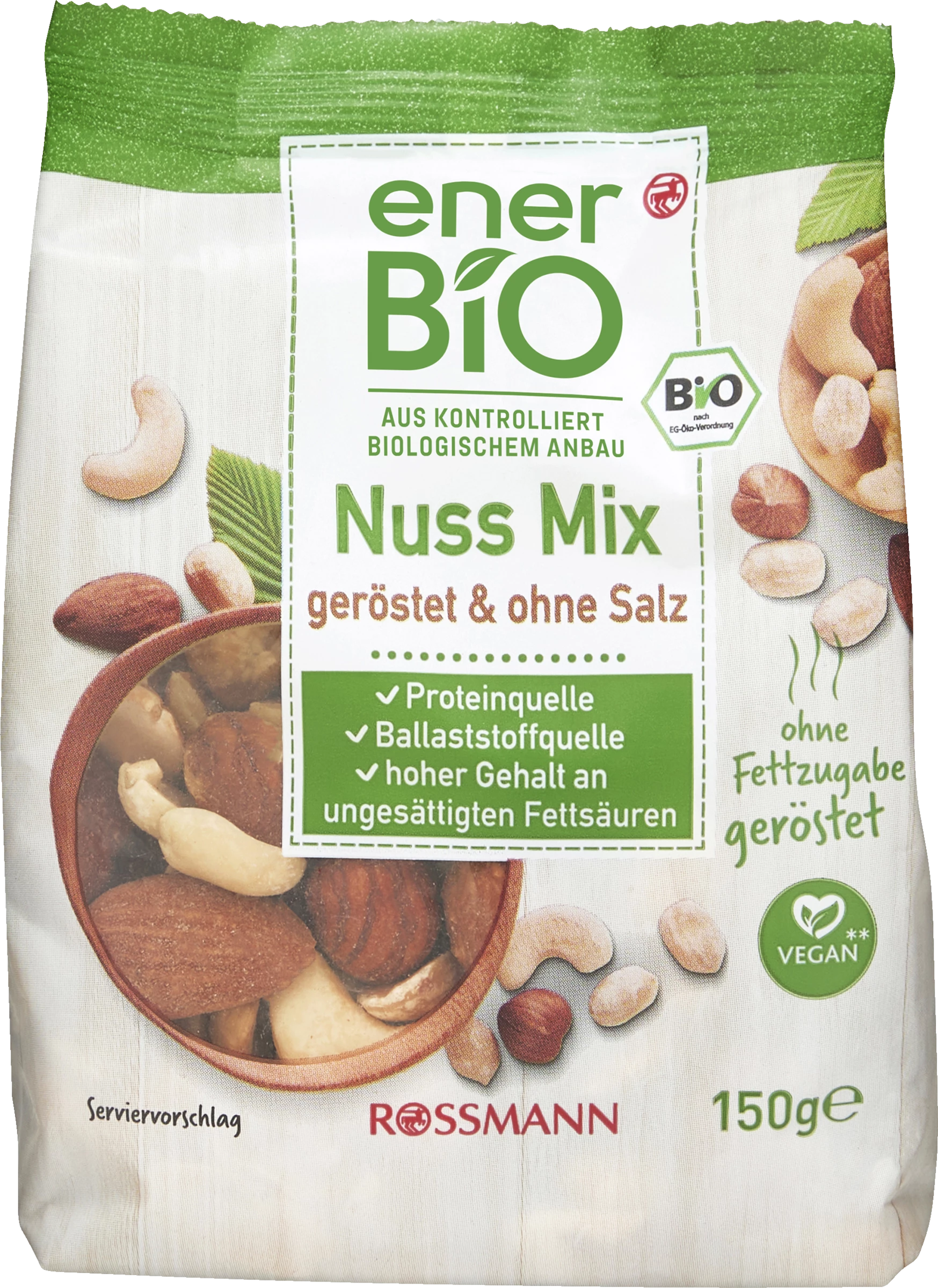 EnerBiO Nuss Mix Geröstet & Ohne Salz 2 EnerBiO Nuss Mix Geröstet & Ohne Salz