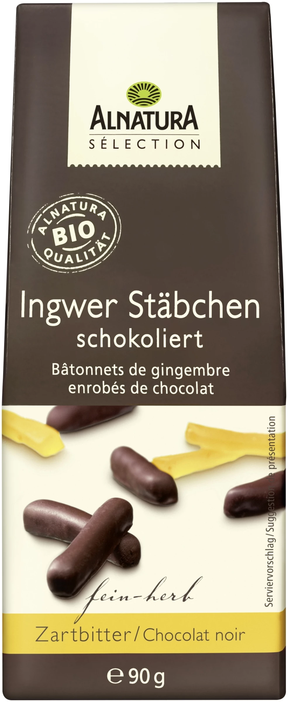 Alnatura Sélection Bio Sélection Ingwer Stäbchen Schokoliert 3 Alnatura Sélection Bio Sélection Ingwer Stäbchen Schokoliert