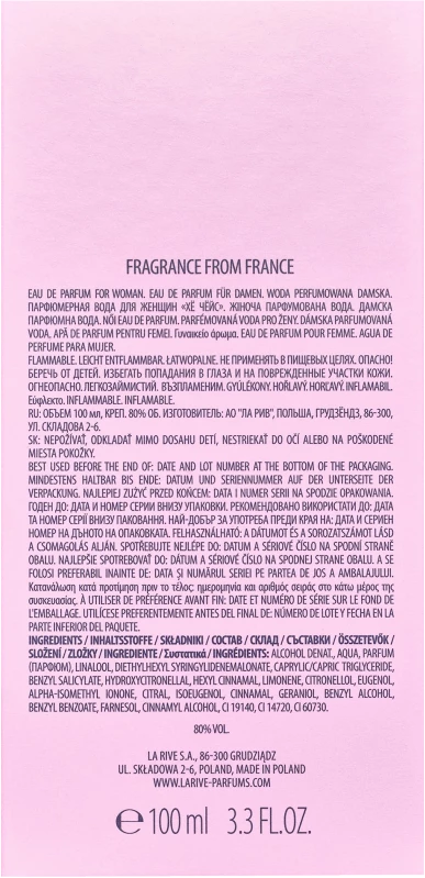 LA RIVE Her Choice, EdP 100 Ml 4 LA RIVE Her Choice, EdP 100 Ml – Bild 2