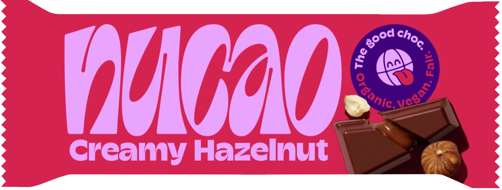 Nucao Bio Schokoladen-Riegel Creamy Hazelnut 3 Nucao Bio Schokoladen-Riegel Creamy Hazelnut