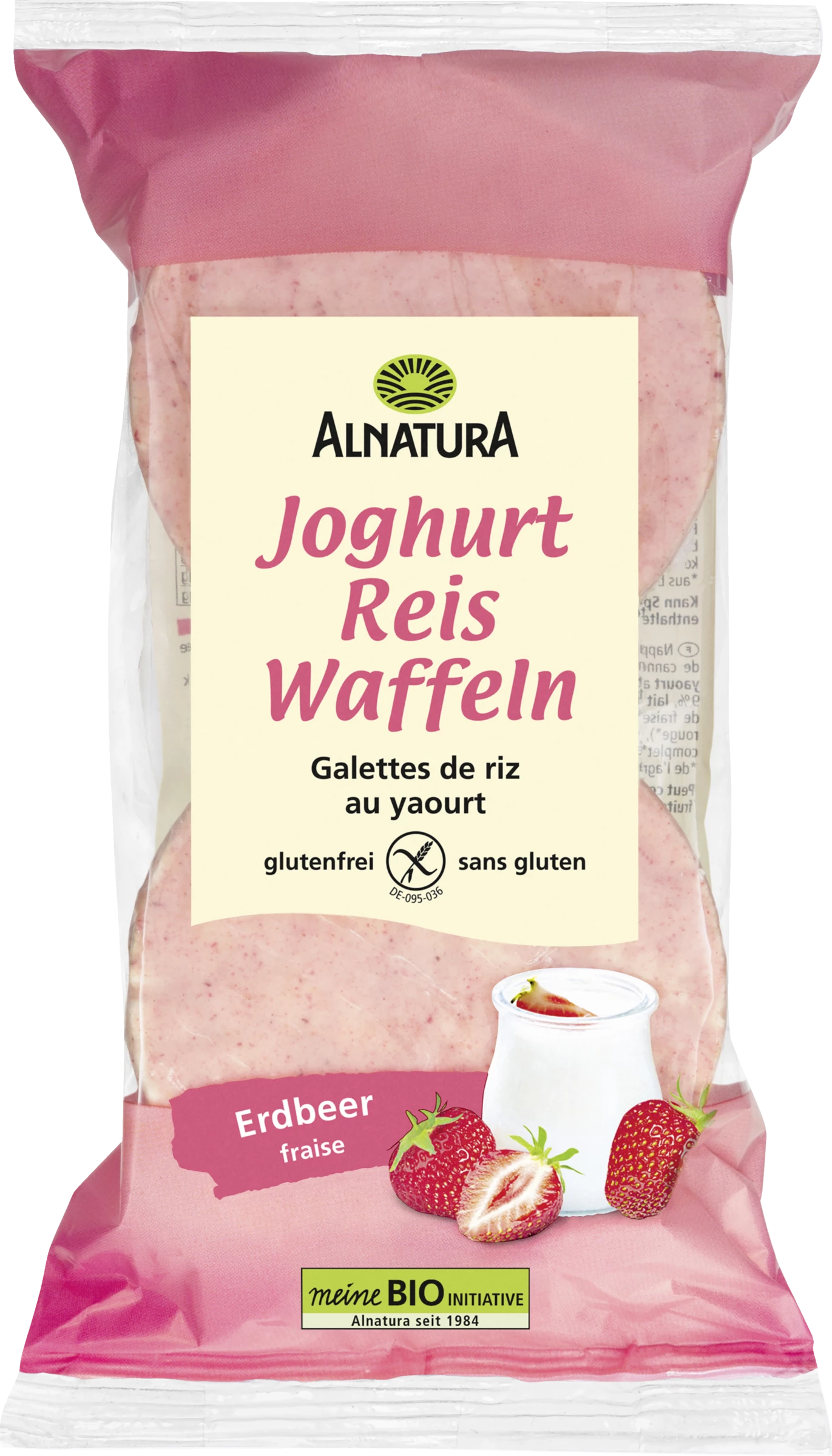 Alnatura Bio Joghurt-Reiswaffeln Erdbeer 3 Alnatura Bio Joghurt-Reiswaffeln Erdbeer