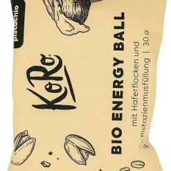 KoRo Bio Energy Ball Mit Haferflocken Und Pistazienmusfüllung