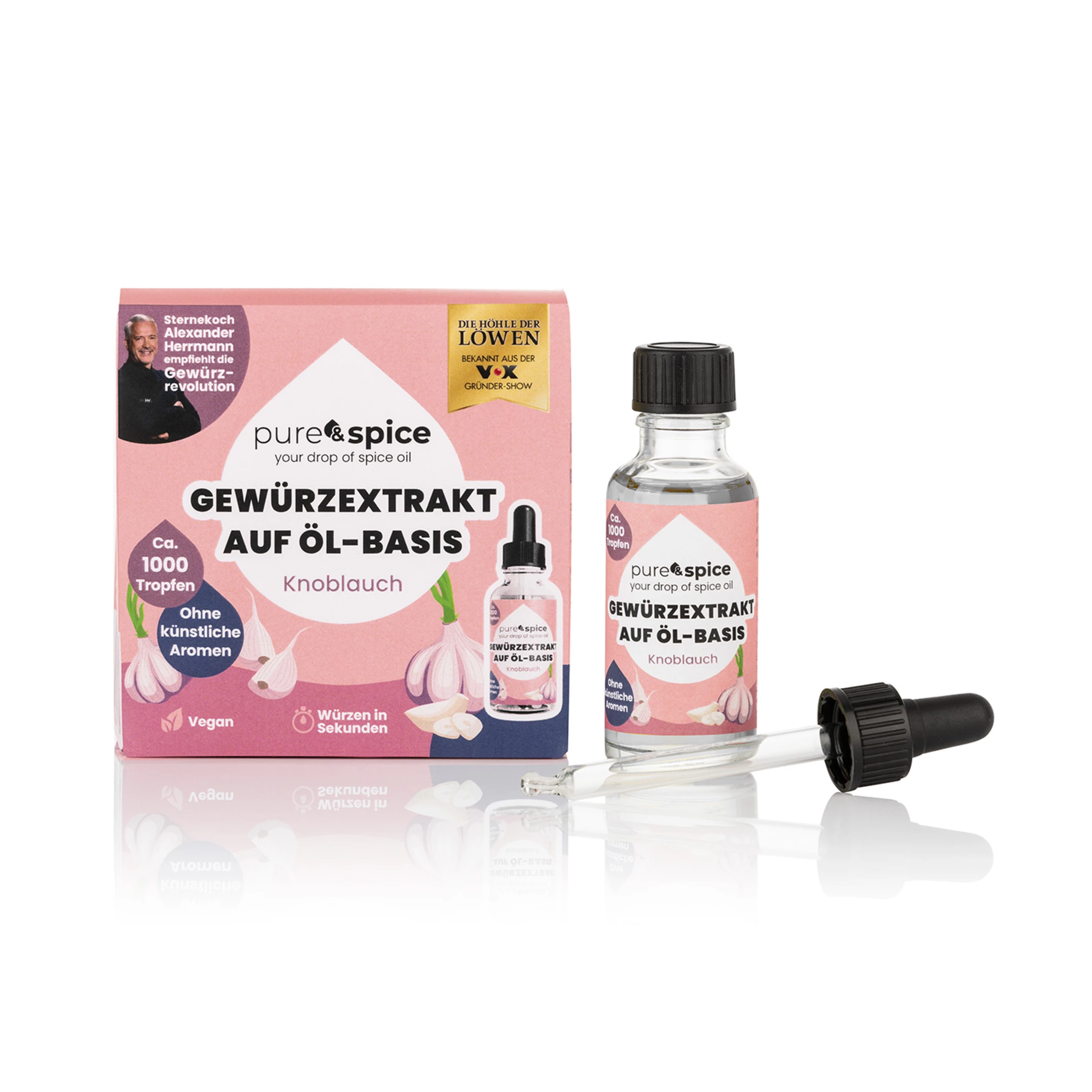 Pure & Spice - Your Drop Of Spice Oil Gewürzextrakt Knoblauch 4 Pure & Spice - Your Drop Of Spice Oil Gewürzextrakt Knoblauch – Bild 2