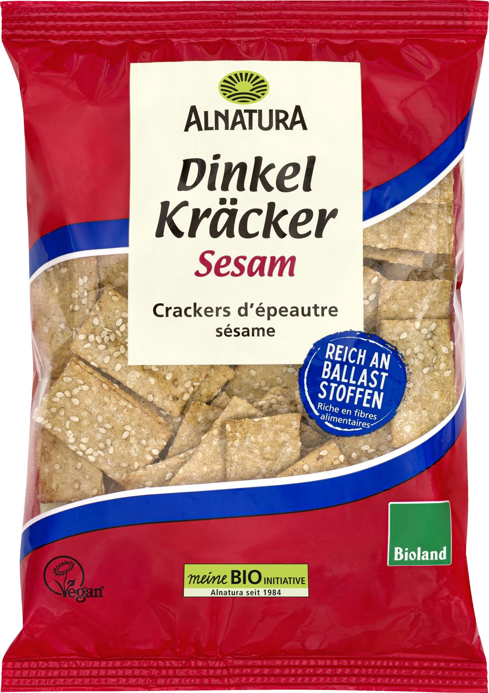 Alnatura Bio Dinkel Kräcker Sesam 3 Alnatura Bio Dinkel Kräcker Sesam
